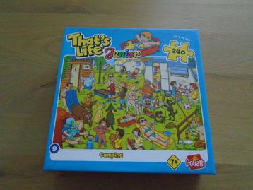 That's Life junior puzzel nr.9: Camping 240 stukken beschikbaar voor biedingen