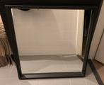 Vierkante zwarte Nissedal spiegel ikea, Huis en Inrichting, Woonaccessoires | Spiegels, Ophalen, Zo goed als nieuw, Vierkant, Minder dan 100 cm