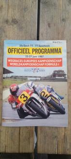 TT 1987 programmaboekje, Ophalen of Verzenden, Motoren