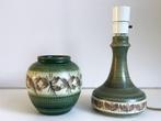 Deense lamp en pot Winthers Keramik jaren 70, Overige materialen, Gebruikt, Verzenden, Minder dan 50 cm