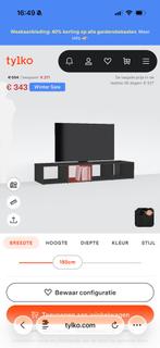 Tylko TV-meubel zwart NIEUW, Huis en Inrichting, Kasten | Televisiemeubels, Ophalen, 150 tot 200 cm, Nieuw, Minder dan 100 cm