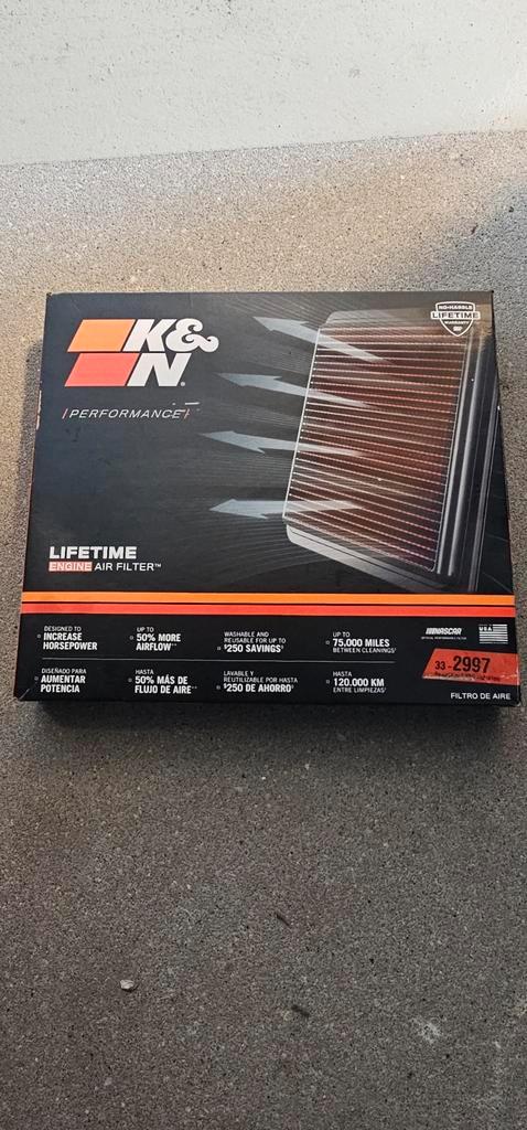 K&N Luchtfilter - Performance Filter, Auto-onderdelen, Filters, Universele onderdelen, Nieuw, Ophalen