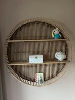 Exenos Rond bamboe wandkastje - ø75x13 cm, Ophalen, Zo goed als nieuw