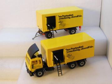 VOLVO Turbo 6 - Duitse Post +aanhang- SIKU  1:50 ZGAN beschikbaar voor biedingen
