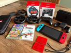 Nintendo switch met accessoires, Spelcomputers en Games, Games | Nintendo Switch, Overige genres, 2 spelers, Ophalen of Verzenden