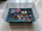 Hamsterkooi 78 cm x 48,5 cm met veel toebehoren., Ophalen