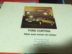 Ford Cortina, Consul of 315 brochure/auto folder '58 '61 '70, Ophalen of Verzenden, Ford