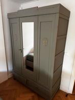 Vintage Antieke kast opgeknapt, Ophalen, 100 tot 150 cm, Zo goed als nieuw, 150 tot 200 cm