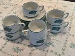 Koffie of expresso kopjes met bordjes, Huis en Inrichting, Keuken | Servies, Ophalen of Verzenden