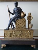 Grote Franse pendule, 56 cm x 40 cm x 13,5 cm, Antiek en Kunst, Antiek | Klokken, Ophalen