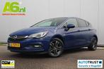 Opel Astra 1.0 Turbo 120 Jaar Edition 105PK Sportstoelen Nav, Stof, Gebruikt, Met garantie (alle), Blauw