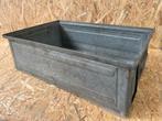 Zinken bloembakken / Philips opslagbak, Ophalen, Tuin, Minder dan 30 cm, Minder dan 60 cm