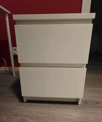Ikea Malm nachtkastje kastje kast wit ladekast ladekastje - afbeelding 7