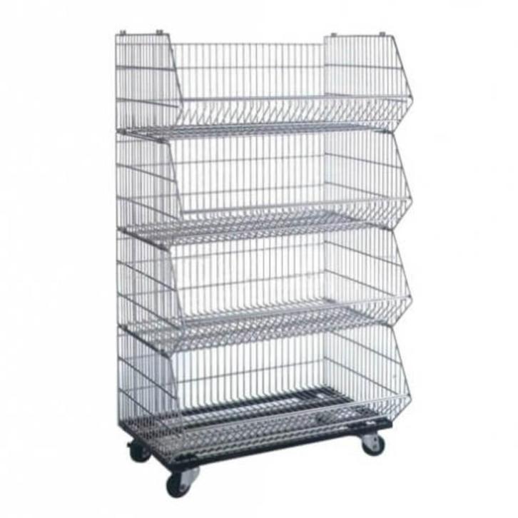 Draadmanden Stortmanden Gaasmanden, Stapelbaar, Gebruikt, Zakelijke goederen, Kantoor en Winkelinrichting | Magazijn, Stelling en Opslag