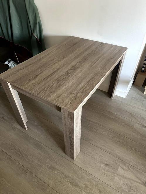Tafel, Huis en Inrichting, Tafels | Eettafels, Gebruikt, 50 tot 100 cm, 100 tot 150 cm, Vier personen, Rechthoekig, Ophalen
