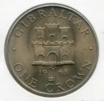 Gibraltar 1 Crown 1968, Postzegels en Munten, Munten | Europa | Niet-Euromunten, Ophalen of Verzenden