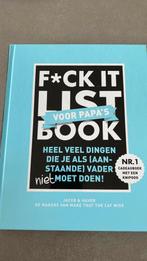 Nieuw  Jacob & Haver - F*ck it list Book voor papa's, Boeken, Overige Boeken, Jacob & Haver, Zo goed als nieuw, Ophalen