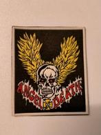 Angel of Death metal hardrock RUBBER vintage patch embleem, Verzamelen, Muziek, Artiesten en Beroemdheden, Zo goed als nieuw, Kleding