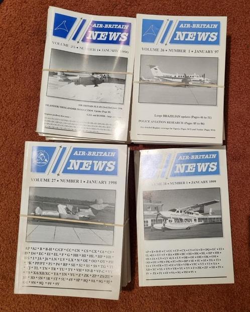 AIR-BRITAIN NEWS, jaargang 1996, 1997 en 1998, nieuwstaat!, Verzamelen, Luchtvaart en Vliegtuigspotten, Nieuw, Boek of Tijdschrift