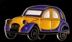 Citroën 2 CV paars-geel, Verzenden, Nieuw, Transport, Speldje of Pin