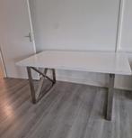Eettafel 160 cm - Hoogglans Wit
RVS Poten, Huis en Inrichting, Tafels | Eettafels, Ophalen, Rechthoekig, 150 tot 200 cm, 50 tot 100 cm