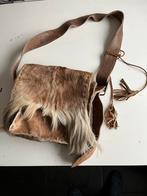 Leer&vacht kleptas handwerk vintage Ibiza-stijl tas PH&T, Sieraden, Tassen en Uiterlijk, Ophalen of Verzenden, Gebruikt, Bruin
