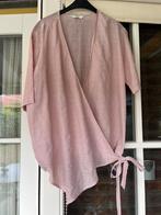 Oranje/wit gestreepte Yaya overslagblouse, mt 42, Kleding | Dames, Blouses en Tunieken, Verzenden, Maat 42/44 (L), Oranje, Zo goed als nieuw