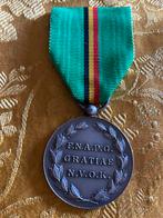 Belgische med. v/d Nat. Federatie van Oud-Krijgsgevangenen, Ophalen of Verzenden, Landmacht, Overige gebieden, Lintje, Medaille of Wings