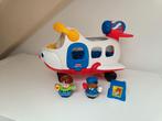 Fisher Price Little People vliegtuig, Ophalen of Verzenden, Gebruikt, Auto of Voertuig, Met geluid