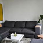 !! In prijs verlaagd !! Antraciete hoekbank met opbergruimte, Ophalen, 250 tot 300 cm, Gebruikt, 100 tot 125 cm