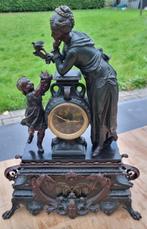 Antieke Franse Pendule Samuel Marti & Cie Medaille de Bronze, Antiek en Kunst, Antiek | Klokken, Ophalen of Verzenden