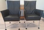 *Nieuwstaat* 2 schitterende Montis Chaplin fauteuils, Ophalen, Design, Nieuw, Leer