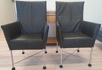 *Nieuwstaat* 2 schitterende Montis Chaplin fauteuils beschikbaar voor biedingen
