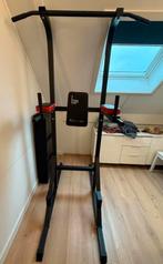 X Factor Power Tower 5-in-1 Krachtstation met Bank, Ophalen, Benen, Krachtstation, Zo goed als nieuw