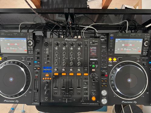 Pioneer 2x CDJ-2000 Nexus II & DJM 900 NXS, Muziek en Instrumenten, Dj-sets en Draaitafels, Gebruikt, Dj-set, Pioneer, Ophalen of Verzenden