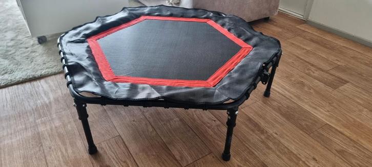 Opvouwbare Fitness Trampoline, Sport en Fitness, Fitnessmaterialen, Zo goed als nieuw, Overige typen, Benen, Buik, Rug, Ophalen
