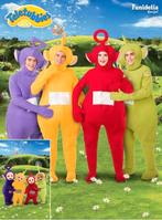 Teletubbie pak Tinky Winky en Po (carnaval), Ophalen of Verzenden, Zo goed als nieuw