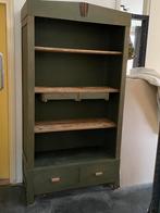 Leuke handgemaakte kast van vroeger, Huis en Inrichting, Kasten | Boekenkasten, Ophalen of Verzenden, Zo goed als nieuw, 25 tot 50 cm