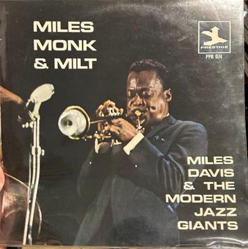 Miles Davis & nthe modern jazz giants: Miles Monk & Milt (lp beschikbaar voor biedingen