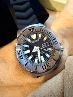 Seiko monster Gen 1 black, Ophalen of Verzenden, Zo goed als nieuw, Zwart, IOS