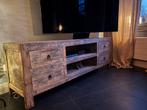 Tv meubel stoer en sober, Ophalen, Gebruikt, 150 tot 200 cm, Met lade(s)