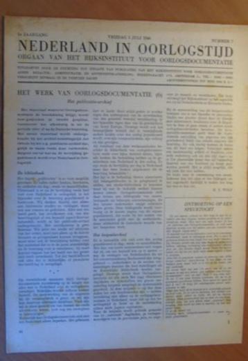 Nederland in Oorlogstijd. 1e jaargang nr 7 uit 1946 beschikbaar voor biedingen