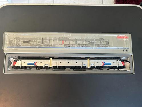 Marklin H0 37621+43600 9 delige EMD F-7 van Amtrak USA 37621, Hobby en Vrije tijd, Modeltreinen | H0, Zo goed als nieuw, Wisselstroom