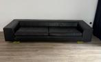 Lounge bank leer, Ophalen, 250 tot 300 cm, 75 tot 100 cm, Zo goed als nieuw