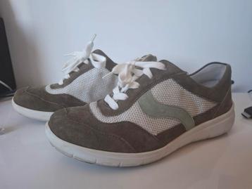 Groen leren sneaker maat40 ZGAN beschikbaar voor biedingen
