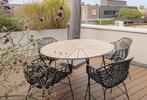 YISK zwarte stylish tuinset, Tuin en Terras, Ophalen, 4 zitplaatsen, Kunststof, Gebruikt