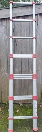 Inschuifbare ladder tot 10 meter, Doe-het-zelf en Verbouw, Ladders en Trappen, Ophalen, Gebruikt, Ladder, Opvouwbaar of Inschuifbaar