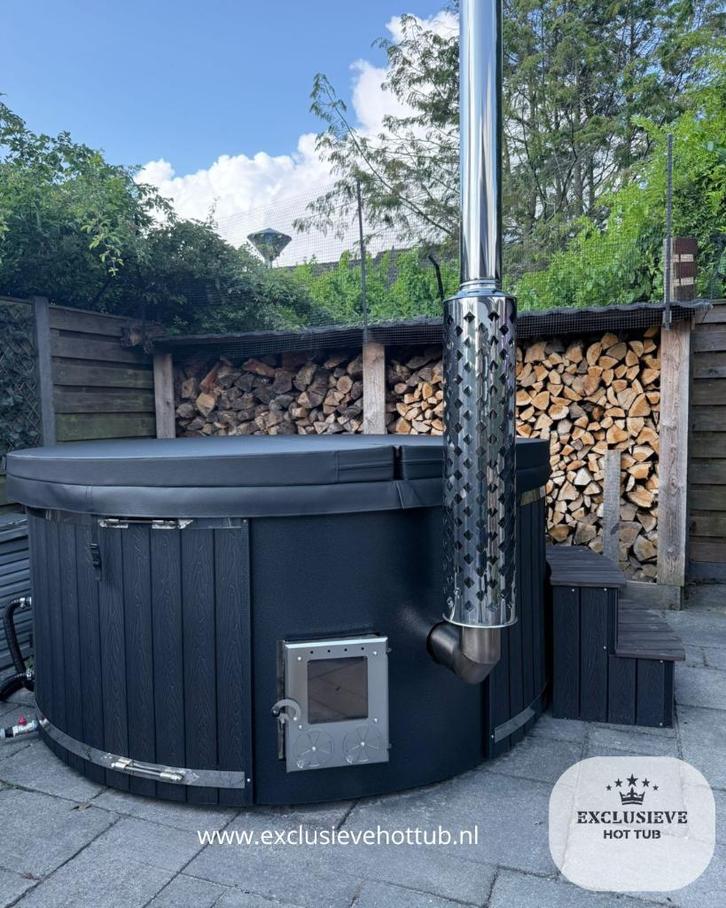 Exclusieve hottub met geintegreerde kachel, Tuin en Terras, Zwembad-toebehoren, Nieuw, Filter, Ophalen
