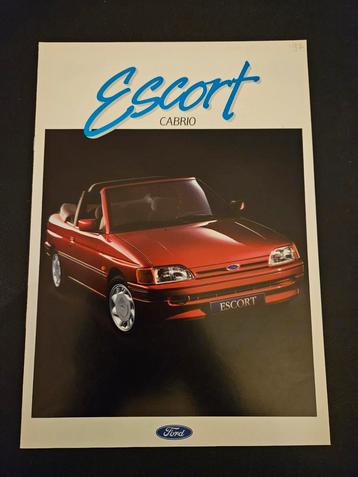 Brochure Ford Escort Cabriolet 1992 beschikbaar voor biedingen