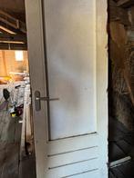 Hardhout buitendeur (kan glas in), Doe-het-zelf en Verbouw, Deuren en Horren, Ophalen, Gebruikt, 80 tot 100 cm, Binnendeur